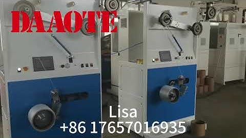 PLC servo motor control winder for PP PET packing straps