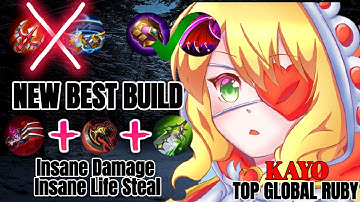 Ruby New Best Build ! Why Revamp Dominance Ice is So Good ~ Say No To Tank Ruby ~Ruby Mobile Legends