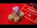 Over 100,000 payout! Hit and run! Crazy bet. 1 spin. Roulette wheel. 5,000 on splits. Lucky 23.