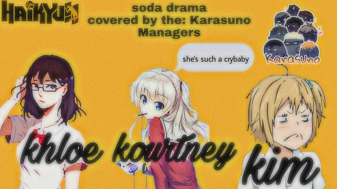 karasuno's Managers went to LA?!?  °•KARDASHIAN SPOOF•° [haikyu chats]