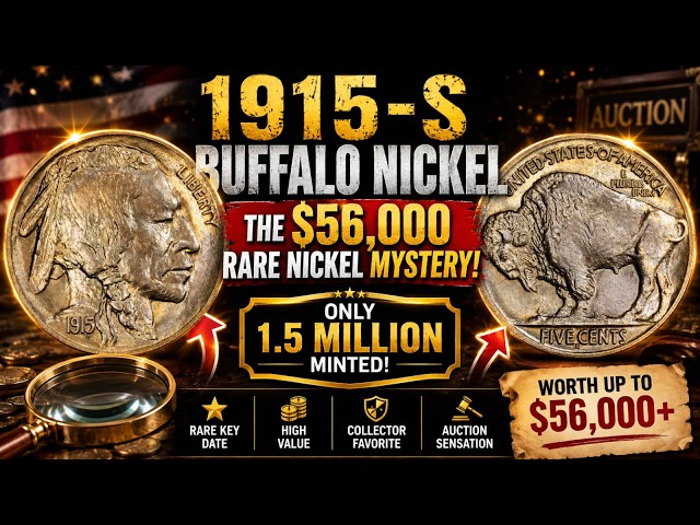 1915-S Buffalo Nickel: The $56,000+ Rare Nickel Mystery |Only 1.5