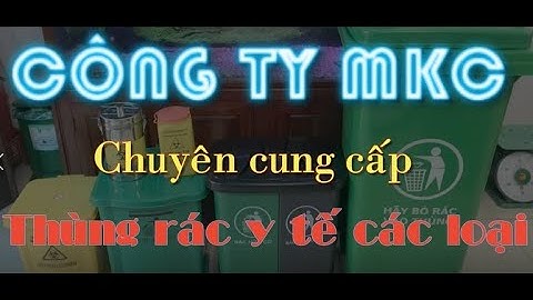 Thùng rác y tế nguy hại, thùng rác màu đen đạp chân cho bệnh viện - Công ty MKC