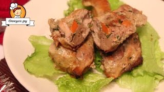 Фаршированный куриные ножки