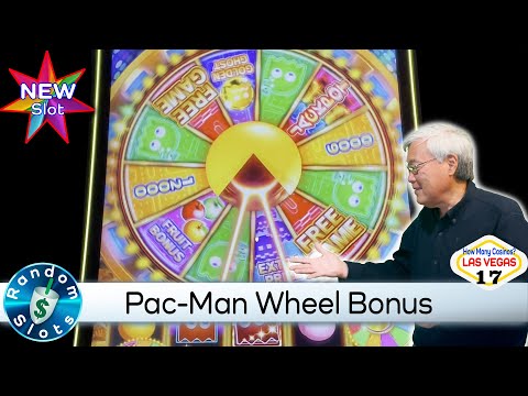 ⭐️ New - Pac Man Wheel Slot Machine Wheel Bonus