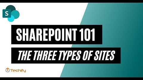 SharePoint 101: Three Types of SharePoint Sites | #SharePoint