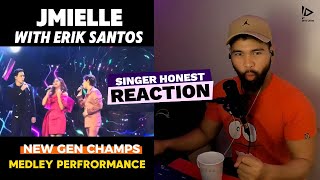 JMIELLE with Erik Santos Medley Performance during New Gen Champs Concert - SINGER HONEST REACTION