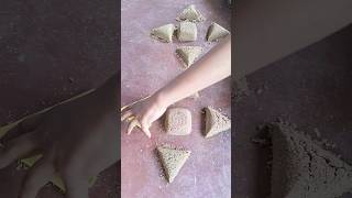 NEW STYLE RELAXING SAND CAKE MAKING 🍒#SHORTS #SUBSCRIBE#viral #youtubeshorts #like #youtube