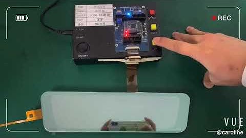 LCD Display and touch screen for rearview mirrors