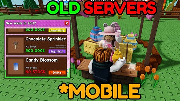 How To ACTUALLY Join OLD SERVER (GLITCH) Using MOBILE📲 (ACTUALLY WORKS + NEW METHOD) GROW A GARDEN