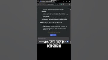😮😮 DeepSeek SERVER BUSY Problem is now SOLVED! #shorts #deepseek #coding #programming