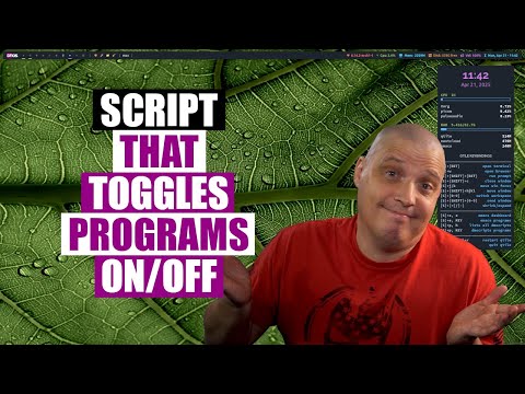 A One Line Bash Script To Toggle Programs On/Off