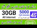zong internet package | zong internet package weekly | monthly internet package