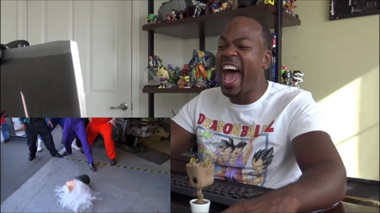 THE CELL SAGA IN 5 MINUTES (DRAGONBALL Z LIVE ACTION) (SWEDED) - Mega64 - REACTION!!!