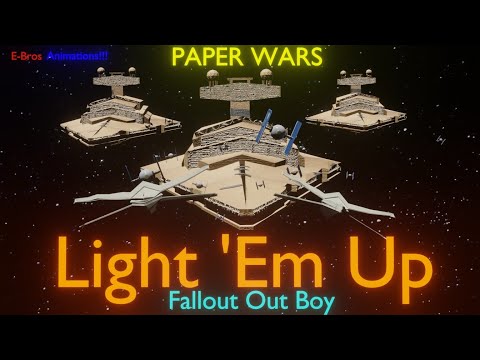 Paper Wars / Light 'Em Up - Fall out Boy [BLENDER 2.82] READ DESCRIPTION (MY FIRST BLENDER VIDEO)