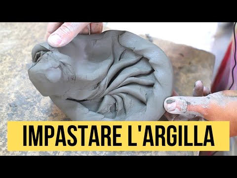 Video: Come Impastare L'argilla