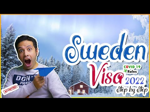 Sweden Visa 2022 [100% ACCEPTED] | Apply step by step with me (Subtitled)