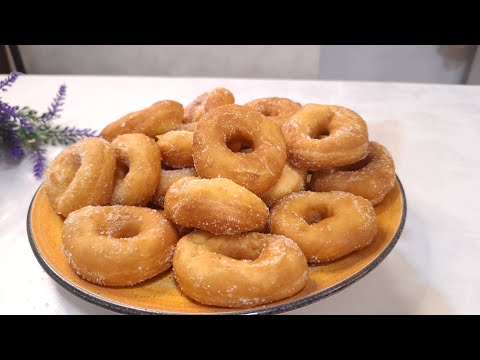 Пончики на кефире. Потрясающе просто и вкусно.
