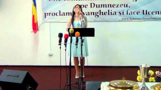 Video thumbnail of "Alina Havrisciuc  -DA EU STIU DOMNUL MEU E VIU-"