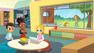 At the Library | English Animation