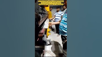 Cnc Press Brake Machine Installed at Kolkata West Bengal by TL PATHAK GROUP #metalfabrication