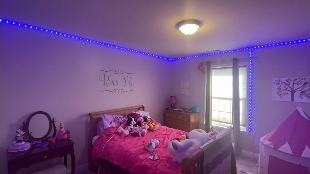 How To Install Tenmiro 65.6ft LED Lights for Bedroom YouTube