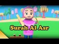 Murrottal juz 30 surah al asr with craft materials animation