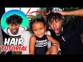 Daddy Daughter HAIR ROUTINE ! 🥺💕 - How to Get Prettyboyfredo Dreads!!