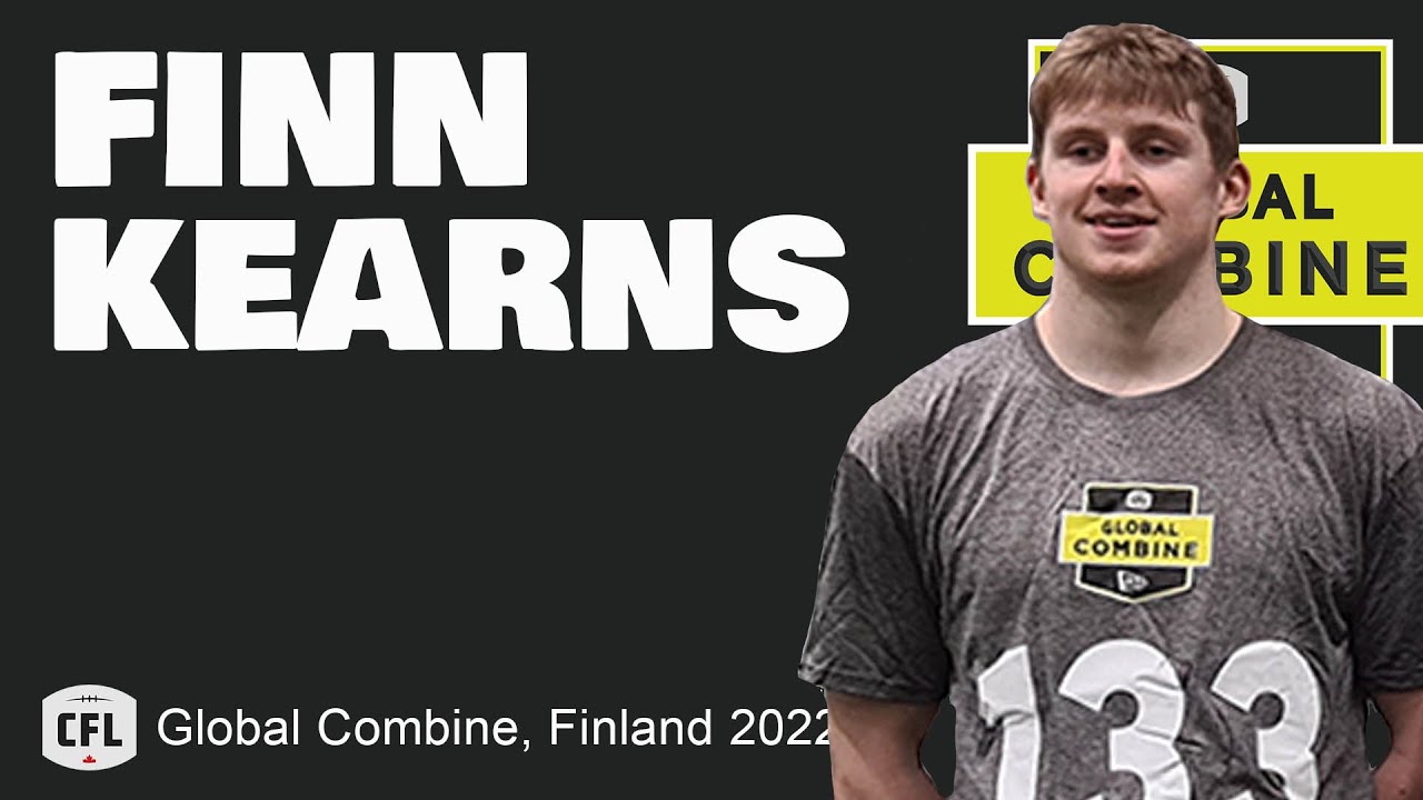Finn Kearns CFL Global Combine 2022