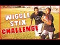 THE WIGGLE STIX CHALLENGE REMATCH - IRL Football Challenge