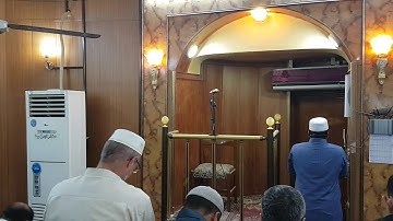 إبداع الشيخ ميثم القيسي%صلاة العشا بداية سورة الحج في جامع صهيب الرومي