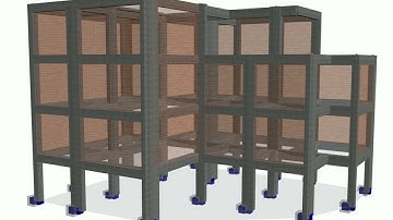 Dynamic analysis of a Base Isolation strengthened building, subjected to seismic actions.