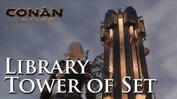 Conan Exiles: Torunn | Library Tower of Set (Speed Build / No Mods)