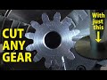 Cut any gear with just a slitting saw