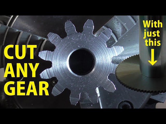 Cut any gear with just a slitting saw 