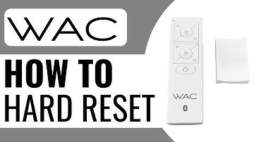 How to Hard Reset WAC ORB Smart Fan Controller - Full Guide (2025)