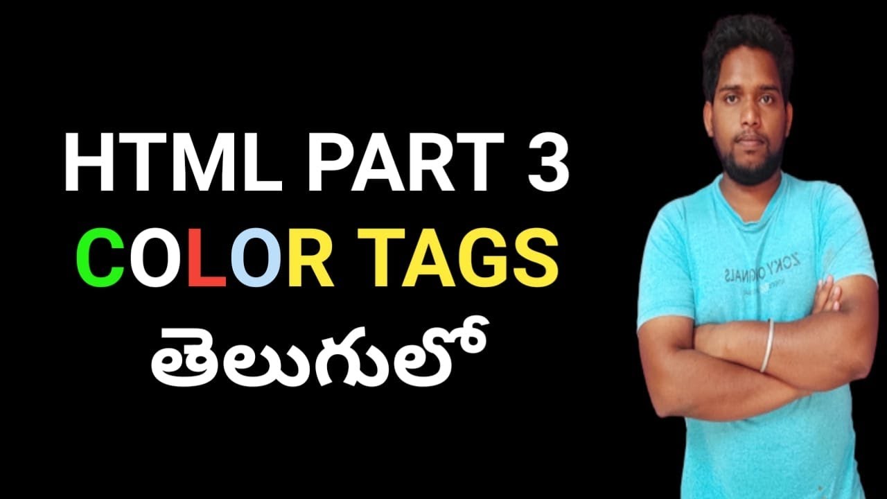 how to change background color in html || how to change font colors in ...