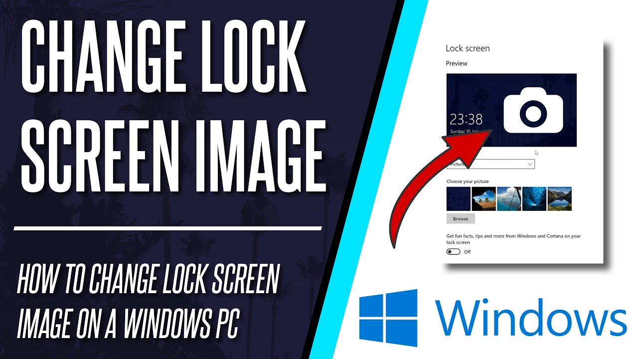 How to Change Lock Screen Image/Photo on a Windows 10 PC YouTube