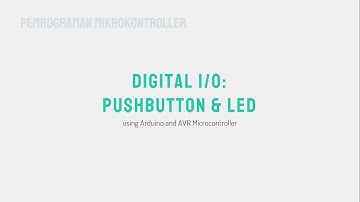 Simulasi Turn On/Off LED Menggunakan Pushbutton di Proteus