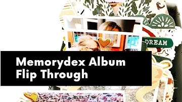 Memorydex Album Real Time Flip Through /// Crate Paper “Magical Forest”