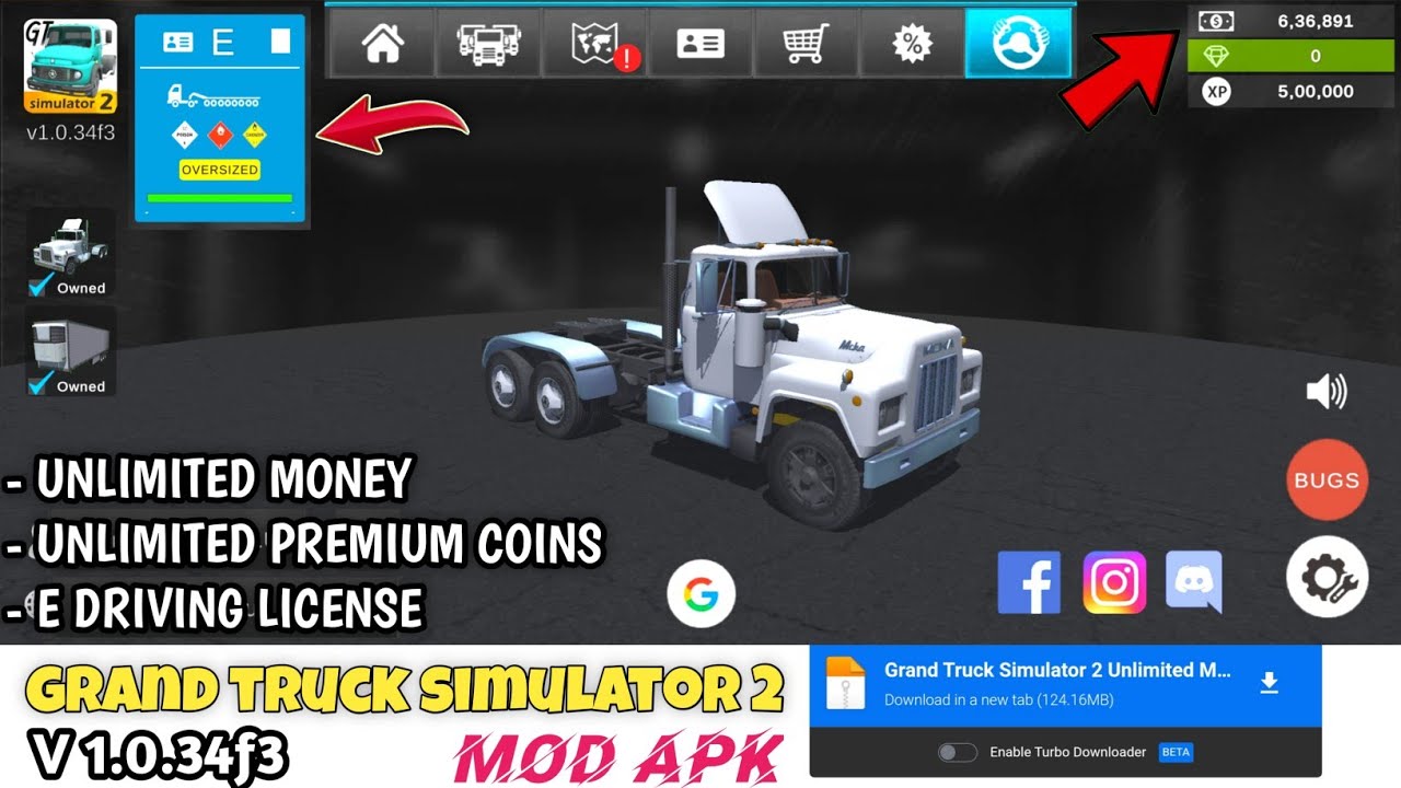 🚚 Grand Truck Simulator 2 Version 1.0.32 Unlimited Money