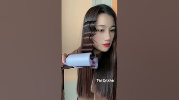 Chẳng lo tốn tiền làm tóc nữa đã có máy làm xoăn tóc sóng nước #makeup  #xuhuong #beauty  #ootd