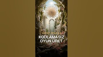 Hiç kodlama bilmeden, yapay zeka ile oyun yapmayı denedim. Bence gayet güzel oldu🤩