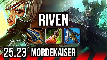 RIVEN vs MORDEKAISER (TOP) | KR Master | 25.23