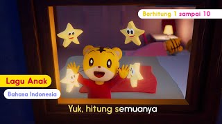 BERHITUNG 1 SAMPAI 10 I Lagu Anak Bahasa Indonesia I Kartun Anak I Shimajiro Bahasa Indonesia