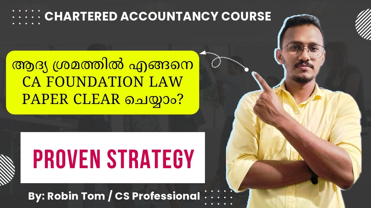 How to Clear CA Foundation Law In First Attempt? 50 Marks Strategy I ...