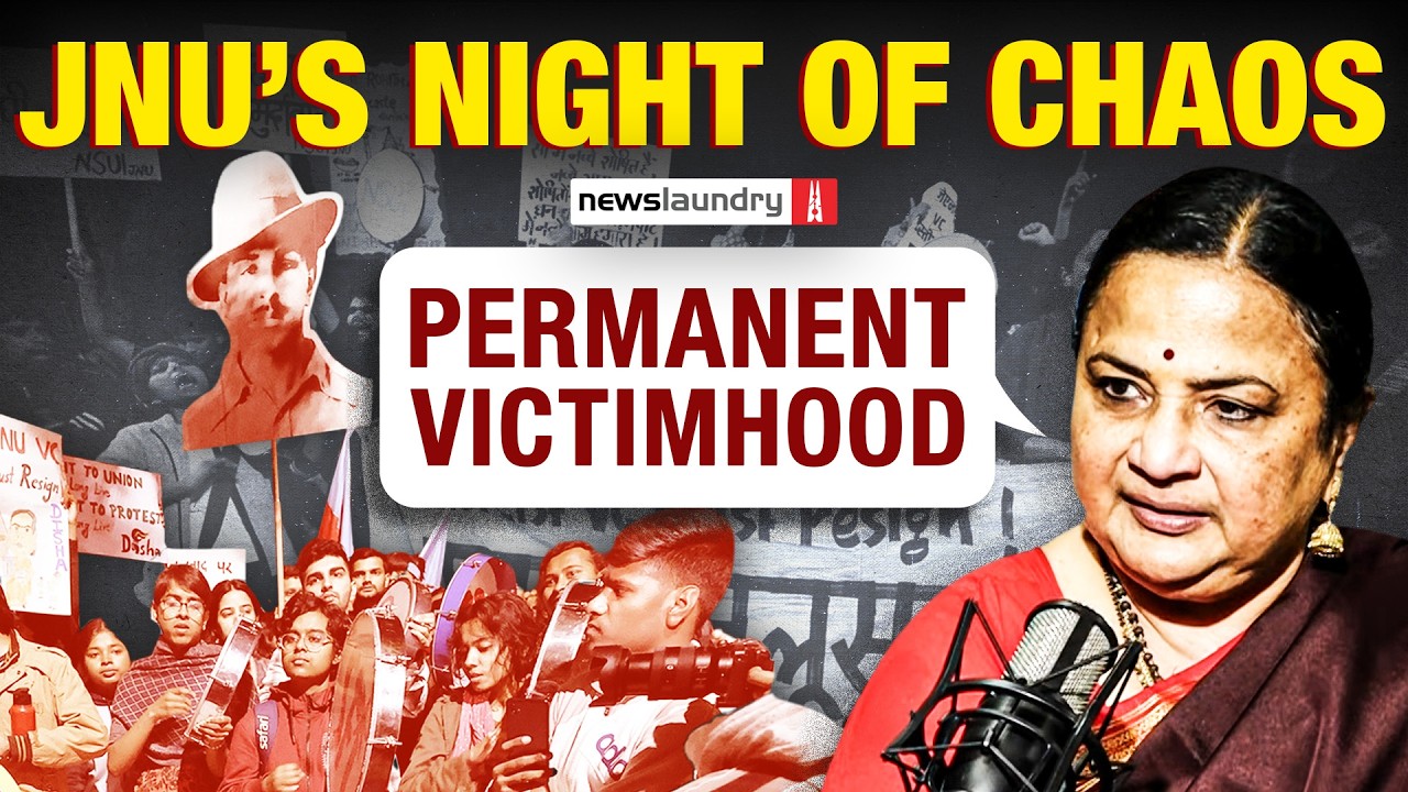 JNU V-C’s podcast remarks spark ‘chaos,’ FIR against students, and campus ‘lockdown’
