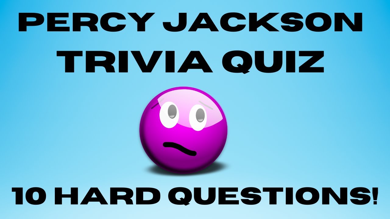 How Well Do You Know Percy Jackson?! (HARD Trivia Quiz)