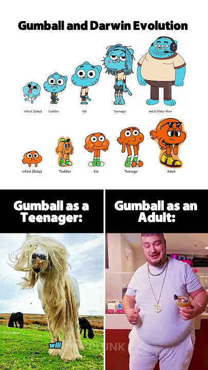 Gumball & Darwin Evolution 🐱🐠