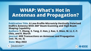 A Low-Profile Microstrip Vertically Polarized Endfire Antenna With 360° Beam-Scanning and ...