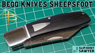 Begg Knives Sheepsfoot Steelcraft Series Pocket Knife  BG035